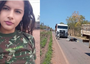 Aluna da UFPI morre em acidente entre moto e caminhão no Sul do Piauí